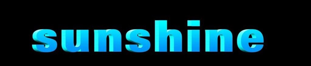 “sunshine”是什么意思？怎么读？