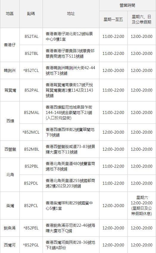 香港的顺丰电话是多少？营业时间是什么时候？