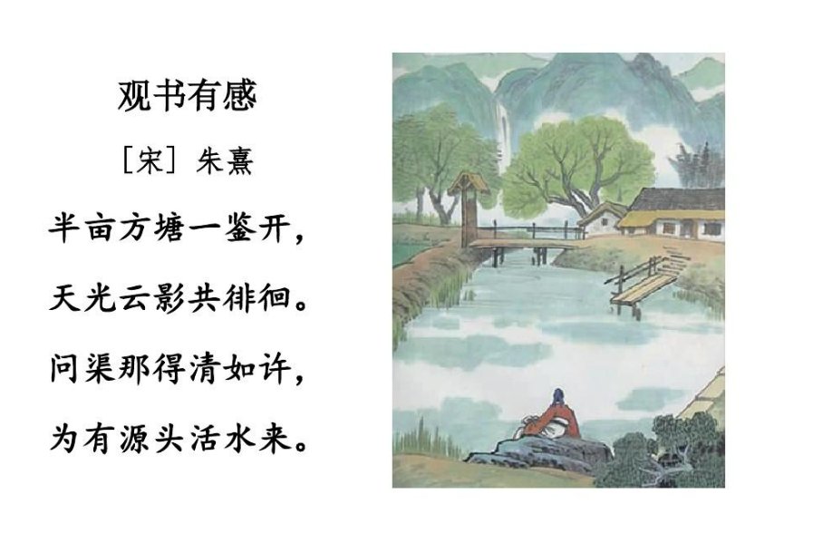 问渠那得清如许，为有源头活水来什么意思？