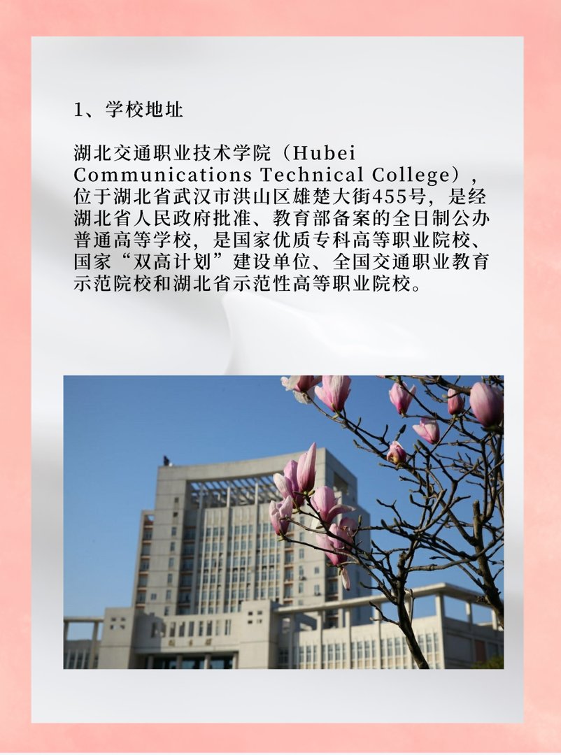 湖北交通职业技术学院在那？