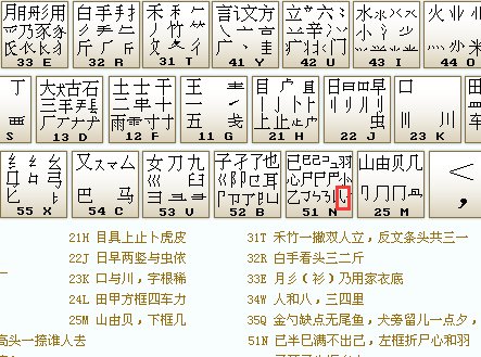 尴尬用五笔怎么打？怎么拆》？