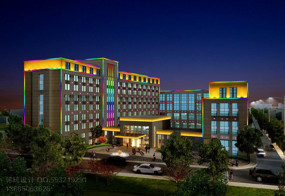 LED夜景亮化设计动画效果图设计用什么软件