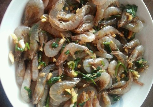 生拌青虾怎样做啊？