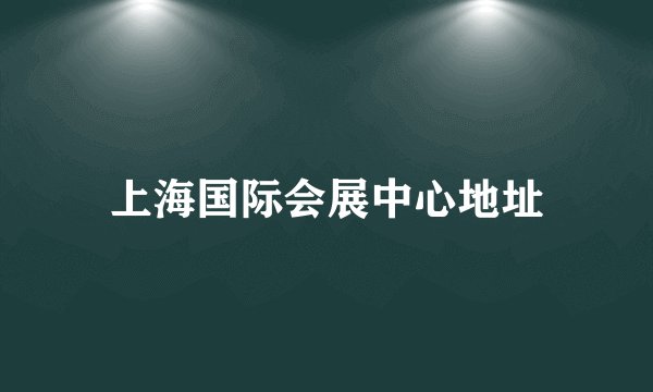上海国际会展中心地址