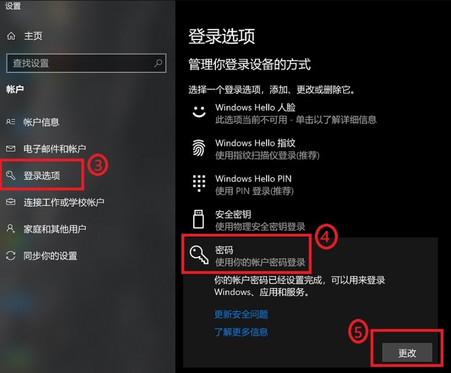 电脑开机密码怎么更换