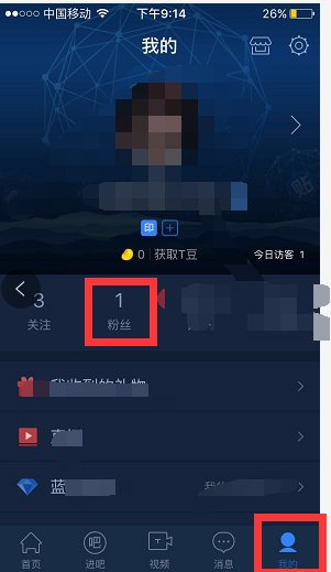 百度贴吧的粉丝怎么能查到呢？