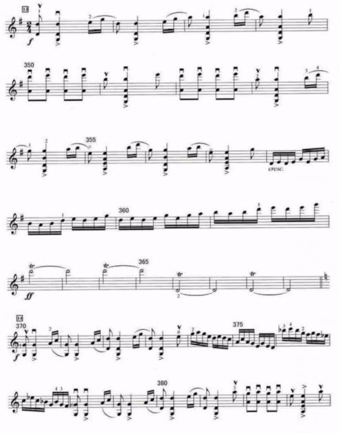 《梁祝》小提琴独奏谱