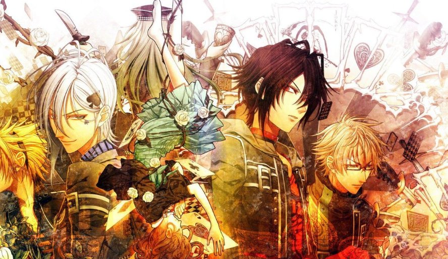 跪求一部关于扑克牌的动漫的名字 主角是几个男的