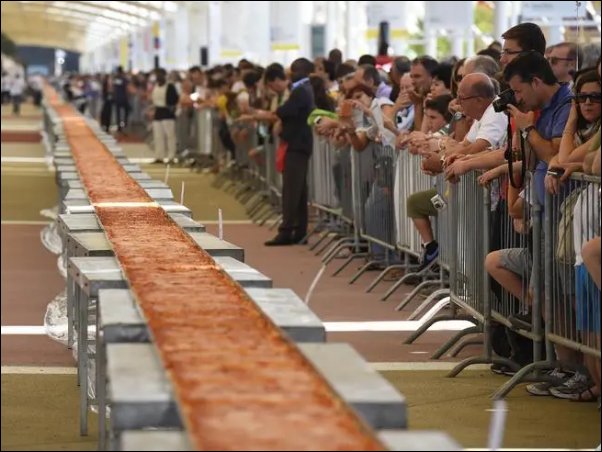 世界上最长的披萨有多长