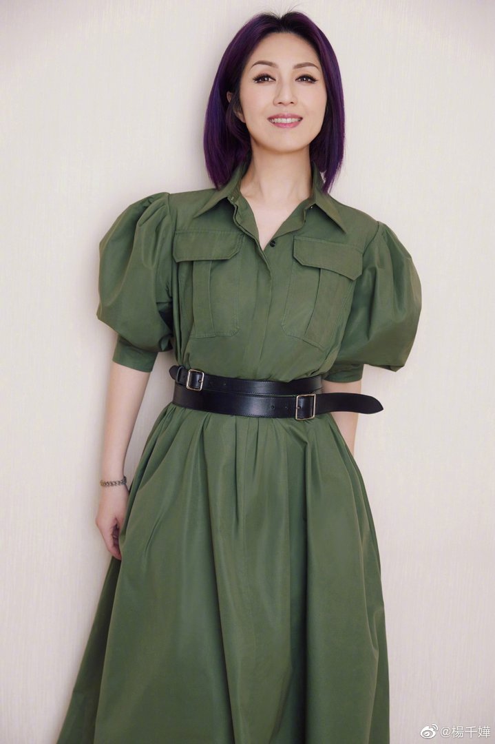 杨千嬅前任男朋友有哪些，她为什么一直紫色头发？