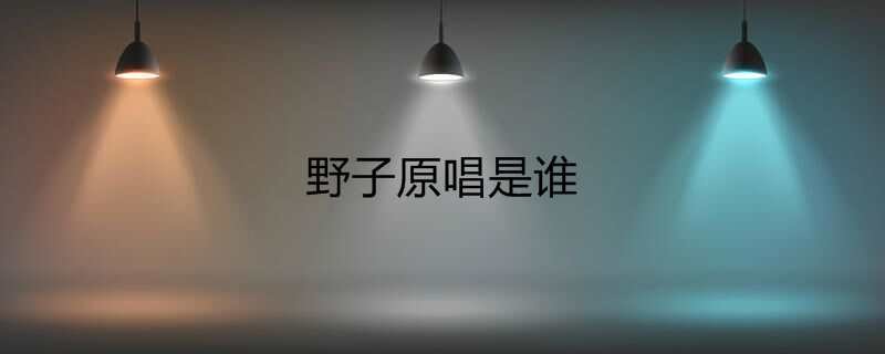 《野子》的原唱是谁?