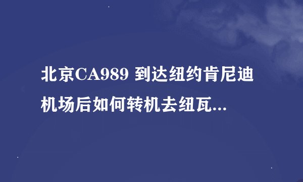 北京CA989 到达纽约肯尼迪机场后如何转机去纽瓦克机场？要详细的，谢谢