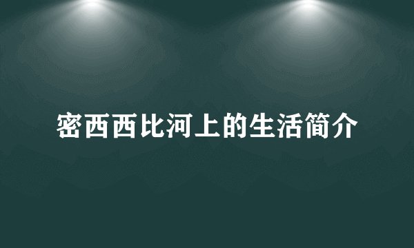 密西西比河上的生活简介