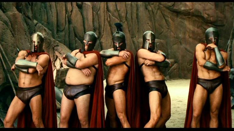 外国战争片 其中有个剧情是把屁股对向了敌军 这是什么电影啊 好像是希腊的 要不就是罗马 的