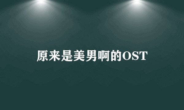 原来是美男啊的OST