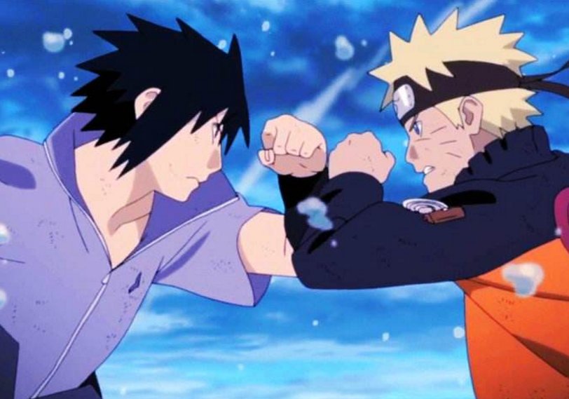 佐助和鸣人的终结谷之战是哪几集?