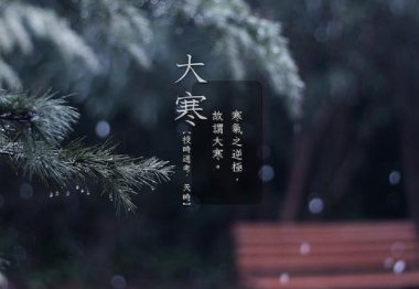 今日大寒，还有10天就是除夕了，大寒是二十四节气中最冷的节气吗？