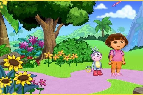 朵拉魔法森林探险的游戏操作