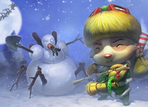 提莫圣诞开心鬼皮肤有特效吗