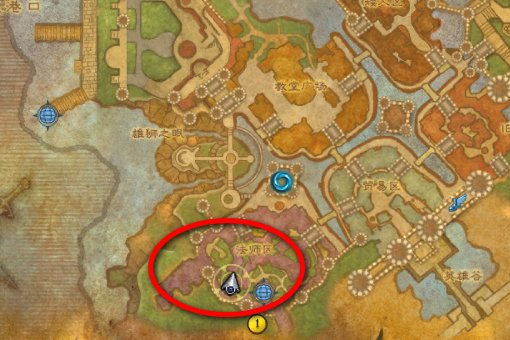 魔兽世界黑暗神殿入口和集合石在哪 具体点