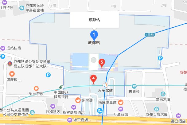 成都汽车北站与火车北站是在同一个地方吗?