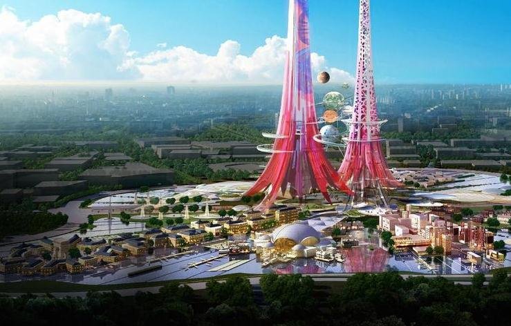 武汉双子塔的凤凰塔