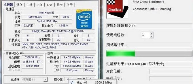e3 1231 v3倍频只有34？