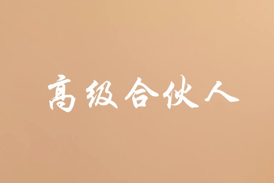 高级合伙人是什么意思