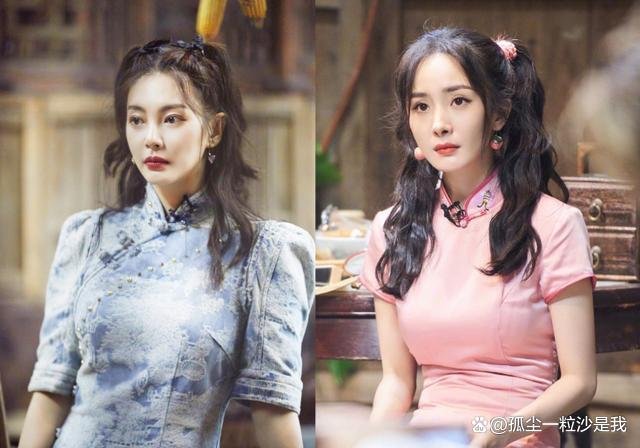 有一种“差距”叫张雨绮与杨幂，同穿旗袍，尺码却差了好几个，你喜欢谁？