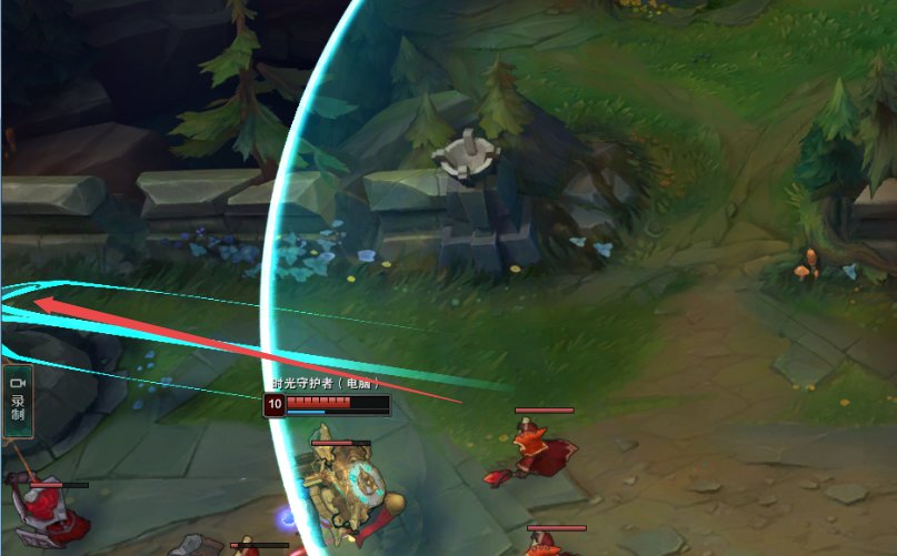 lol兰博的大要怎么放？