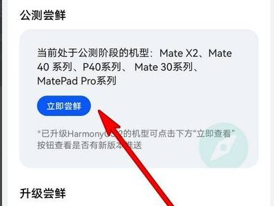 华为mate30pro怎么升级鸿蒙系统？