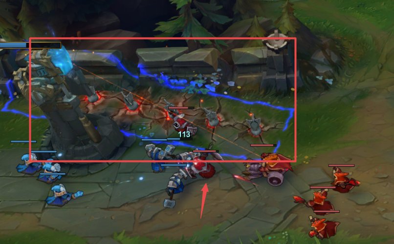 lol兰博的大要怎么放？