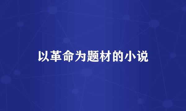 以革命为题材的小说