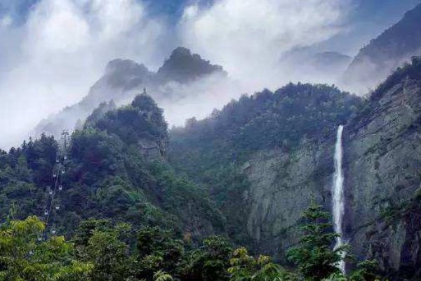 飞流直下三千尺,疑是银河落九天。是什么意思
