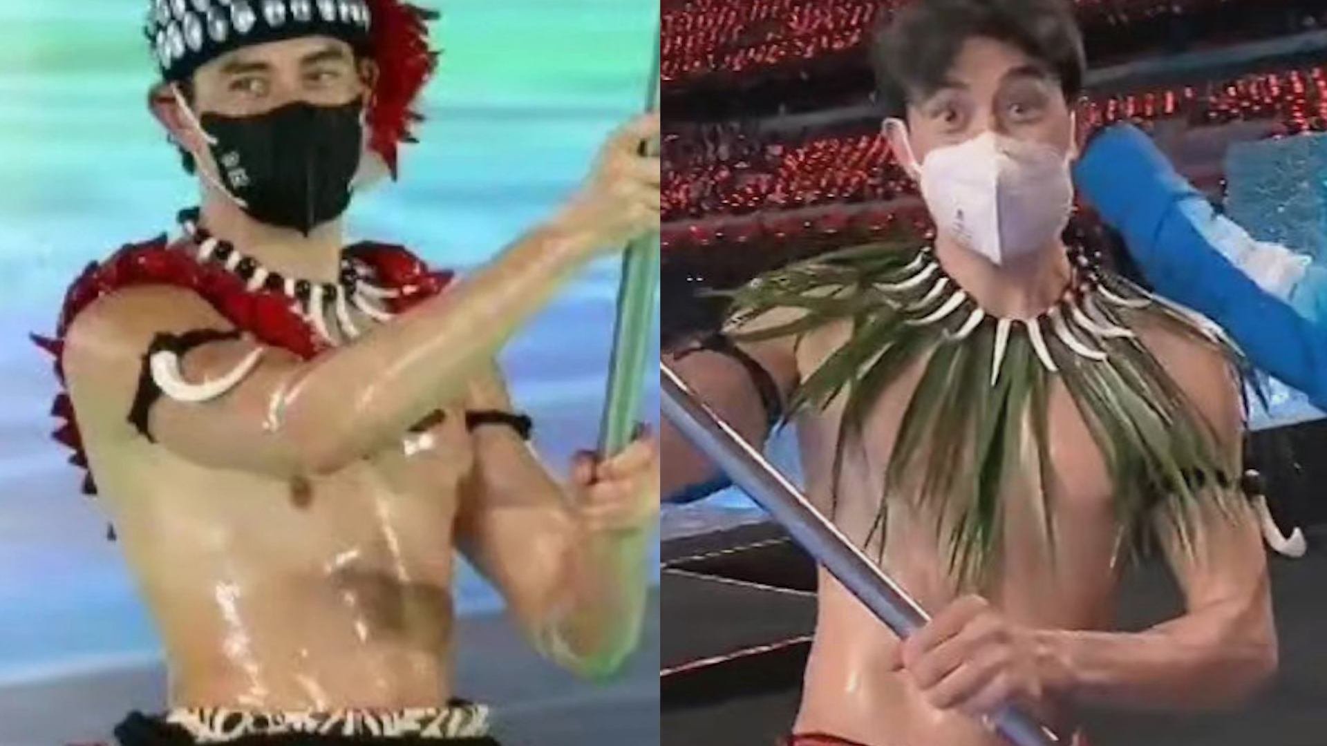 闭幕式光膀子旗手8块腹肌没了，冬奥村的伙食有多好？