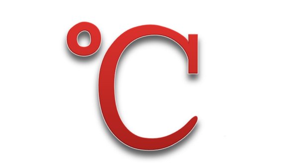 华氏温度°C怎么写