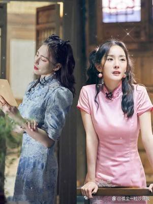 有一种“差距”叫张雨绮与杨幂，同穿旗袍，尺码却差了好几个，你喜欢谁？