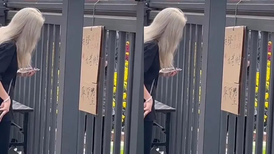 外国女子与快递小哥对话乐翻网友,两人竟都在努力说外语,到底咋回事?