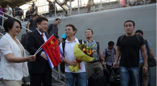 中使馆人员基辅火车站为同胞送行，目前中国公民的撤离情况如何了？