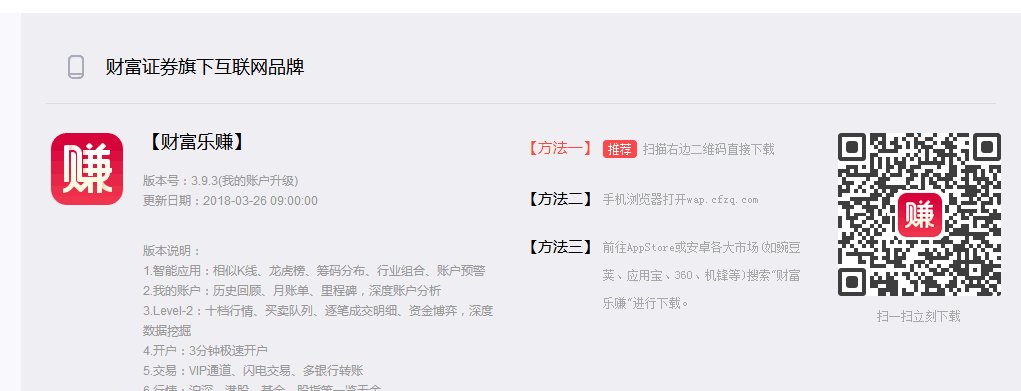 怎样下载安卓版的财富证券app？