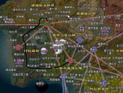 魔兽世界 从幽暗城到希尔斯布莱德怎么走