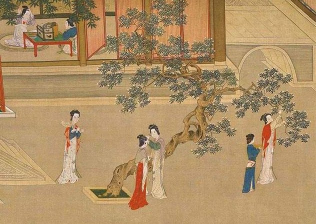 汉宫春晓图有什么技法？