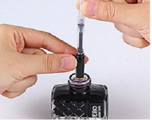 螺旋式英雄钢笔吸墨方式的详细步骤