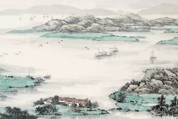 京口瓜州一水涧全诗