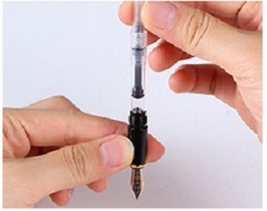 螺旋式英雄钢笔吸墨方式的详细步骤