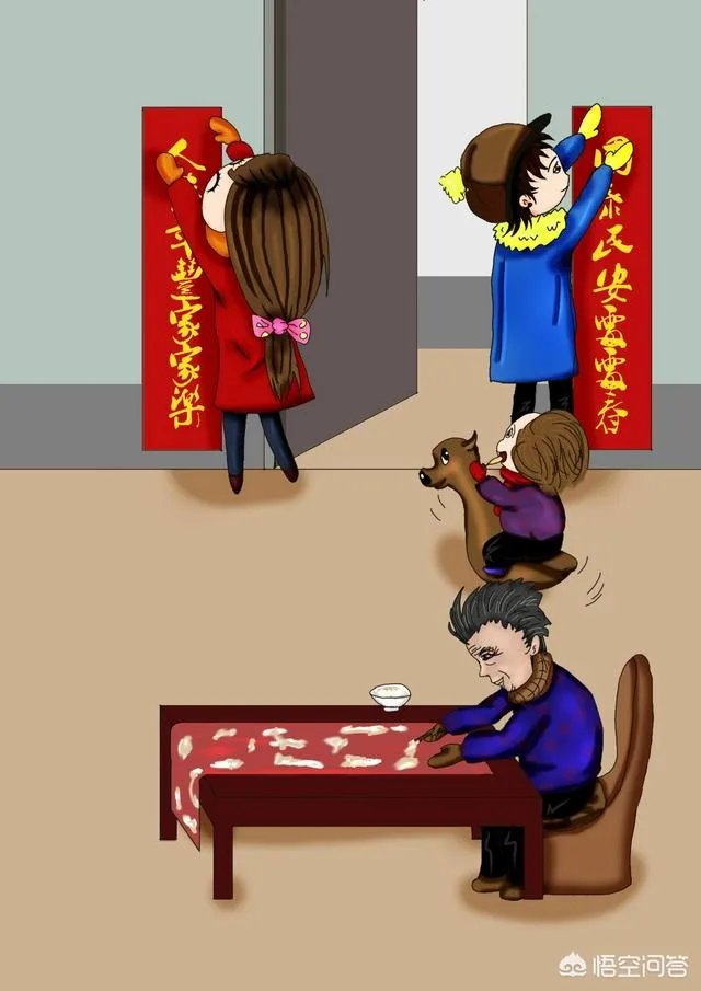 除夕几点贴春联好？