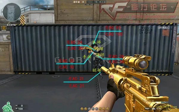 奢华诠释纯金M4A1-Custom 土豪金的代言