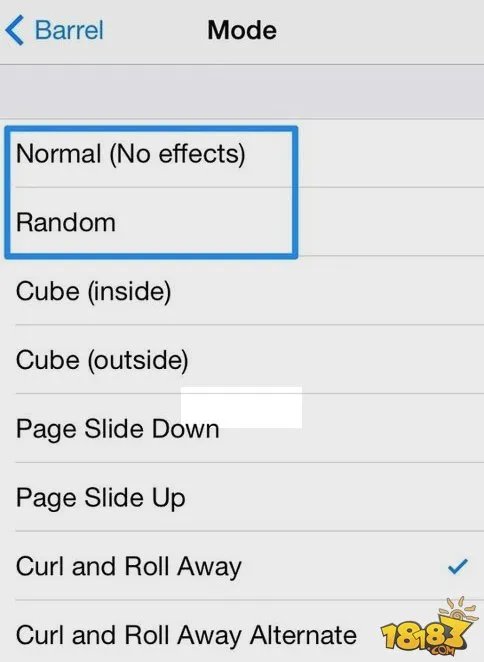 iPhone翻页效果Barrel怎么用使用教程详解