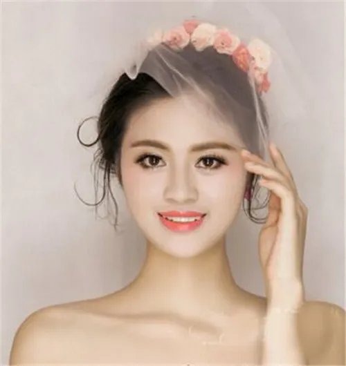 圆脸新娘发型图片欣赏 适合圆脸新娘的几种发型