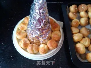拔丝泡芙塔